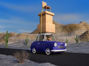 Beim Auto sollte die Dachbox nie überladen werden