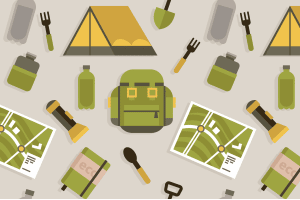 Ein Wanderrucksack-Test zeigt, wie viel Stauraum der jeweilige Rucksack hat.