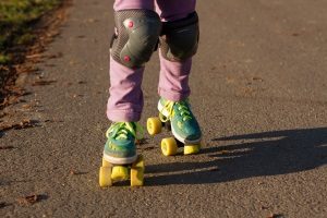 Test-Rollschuhe für Kinder: Verstellbar sollten sie sein.