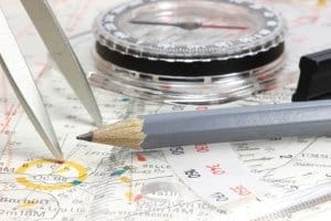 Im Gegensatz zu elektronischen Geräten versagt ein Kompass im Praxis-Test nur extrem selten.