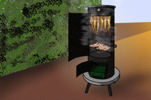 Grill und Räucherofen gleichzeitig? Wer mit der Räuchertonne sparen will, beachte: Das Material bestimmt über die Langlebigkeit.