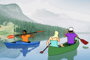 Ein SUP-Board, das aufblasbar ist, kann ebenso Testsieger sein - Kanupaddel sind aber in jedem Fall ungeeignet.