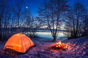 Besonders schön kann ein Test im Kinderschlafsack im Winter sein.