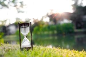 Rasentraktor: Im Vergleich zum Aufsitzmäher durchschnittlich etwas langsamer.