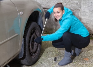 Achten Sie bei Ihrem eigenen Test für den Radmutternschlüssel darauf, dass er die richtige Schlüsselweite hat.